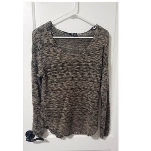 Knit V-neck sweater